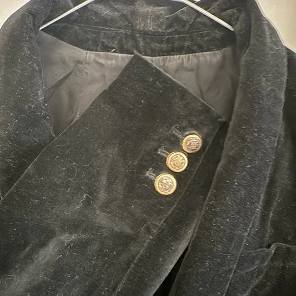 Banana Republic velvet black jacket - Picture 3 of 4